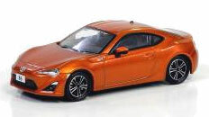 Diecast Model 1/64 TOYOTA 86 GT Orange