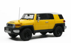 Hi-Story Resin Model 1/43 Toyota 2010 FJ Cruiser (Two Tone Yellow)