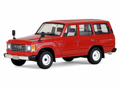 Hi-Story Resin Model 1/43 Freeborn Red Toyota Land Cruiser 60 (1980)