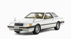 Hi-Story Resin Model 1/43 White Nissan Leopard 2-door H/T 280X SF-L (1980)