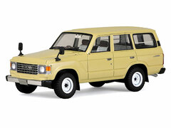 Hi-Story Resin Model 1/43 Traditional Beiege Toyota Land Cruiser 60 (1980)