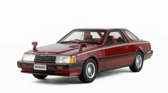 Hi-Story Resin Model 1/43 Wine Red Nissan Leopard 2-door H/T 280X SF-L (1980)
