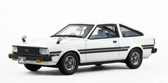 Hi-Story Resin Model 1/43 St. Moritz White Toyota Corolla Coupe Levin (1979)
