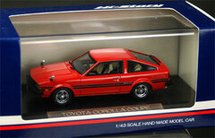 Hi-Story Resin Model 1/43 Newport Red Toyota Corolla Coupe Levin (1979)