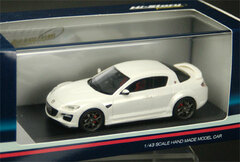 Hi-Story Resin Model 1/43 Crystal White Pearl Mica Mazda RX-8 Spirit R (2012)