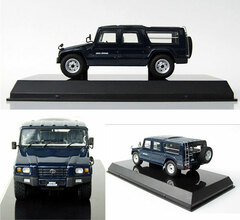 Hi-Story Resin Mini Car 1/43 Toyota Mega Cruiser (1996) Blue