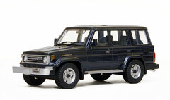 Hi-Story Resin Model 1/43 Toyota Land Cruiser 70 (1990) Dark Bluish Gray