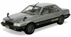Hi-Story Resin Mini Car 1/43 Silver Skyline Sedan 2000 Turbo RS (1983)