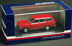 Hi-Story Resin Model 1/43 Mazda Savanna Sports Wagon GR (1972) Red