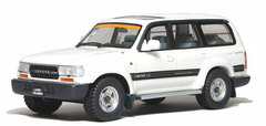 Hi-Story Resin Model 1/43 Toyota Landcruiser 80 White (1992) VAN VX LIMITED