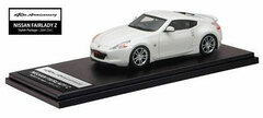 Hi-Story Premium Mini Car 1/43 Nissan Fairlady Z (2009 Z34) Brilliant White Pearl