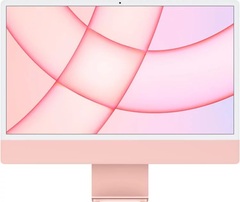 Apple 24-inch iMac with Retina 4.5K display: Apple M1 chip with 8‑core CPU and 8‑core GPU, 256GB - Pink