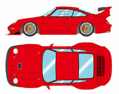 1/43 Porsche 911 (993) GT2 EVO 1998 Guards Red