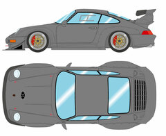 1/43 Porsche 911 (993) GT2 EVO 1998 Slate Gray