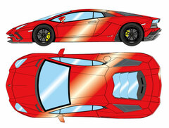 1/64 Lamborghini Aventador S 2017 Rosso Efesto (Candy Red)