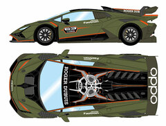 1/43 Lamborghini Huracan Super Trofeo EVO 2 2021 Verde Baca (Matte Green)