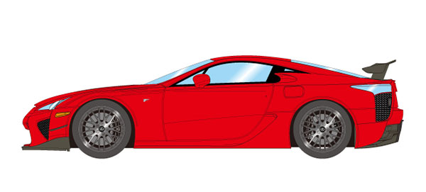1/18 Lexus LFA Nurburgring Package 2012 Red