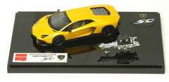 1/43 Lamborghini Aventador LP720-4 50d Anniversario w/V12 Engine Giallo Maggio
