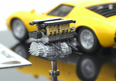 1/43 Lamborghini Miura P400 1967 V12 w/Engine Yellow/ Silver