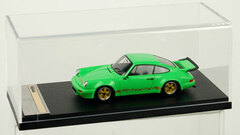 Handmade Model Car 1/43 Lime Green/Gold Stripe Porsche 911 Carrera RS 3.0 1974