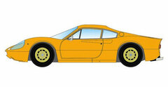 Handmade Model Car 1/43 Orange Dino 246 GT E Type Bumper-less