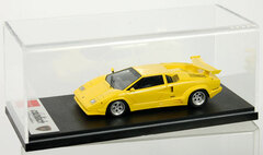 Handmade Model Car 1/43 Yellow Lamborghini Countach 25th Anniversary 1988