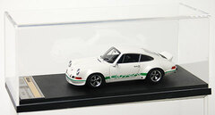 Handmade Model Car 1/43 White/ Green Stripe Porsche 911 Carrera RSR 2.8 1973