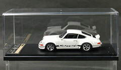 Handmade Model Car 1/43 White/ Black Stripe Porsche 911 Carrera RSR 2.8 1973
