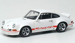 Handmade Model Car 1/43 White/ Red Stripe Porsche 911 Carrera RSR 2.8 1973