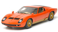 Handmade Model Car 1/43 Bright Red Lamborghini Miura P400 1967