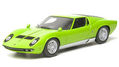 Handmade Model Car 1/43 Lime Green Lamborghini Miura P400 1967