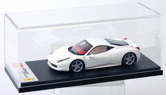 Handmade Model Car 1/43 White Ferrari 458 Italy