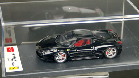 Handmade Model Car 1/43 Black Ferrari 458 Italy