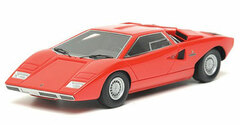 Handmade Model Car 1/43 Red Lamborghini Cauntach LP400 Production Prototype