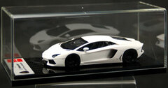 Handmade Model Car 1/43 Matte White Lamborghini Aventador LP700-4