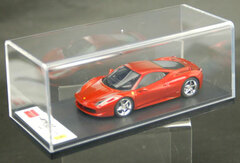 Handmade Model Car 1/43 Metallic Red Ferrari 458 Italy