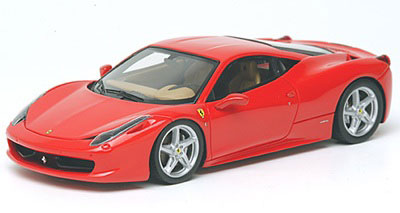 Handmade Model Car 1/43 Red Ferrari 458 Italy