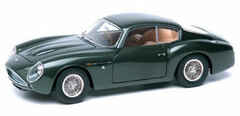 Handmade Model Car 1/43 Aston Martin DB4GT Zagato Dark Metallic Green  w/ Beige Interior