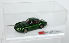 Handmade Model Car 1/43 Aston Martin DB4GT Zagato Aston Green  w/ Burgundy Interior