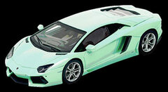 Handmade Model Car 1/43 Mint Green Lamborghini Aventador LP700-4
