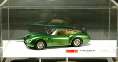 Handmade Model Car 1/43 Aston Martin DB4GT Zagato Aston Green  w/ Tan Interior