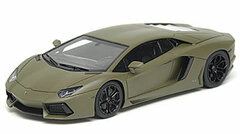 Handmade Model Car 1/43 Army Green Lamborghini Aventador LP700-4