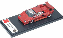 Model Car 1/43 Type 1 Metallic Dark Red Koenig Lamborghini Countach LP500S Twin Turbo 1985