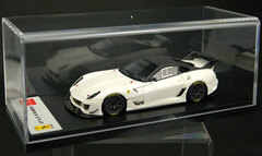 Handmade Model Car 1/43 Ferrari 599XX Evo. Pearl White/ Gray Roof