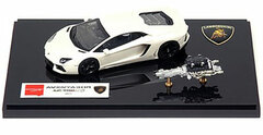 Handmade Model Car 1/43 Matte White Pearl Lamborghini Aventador LP700-4