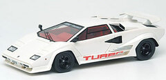 Handmade Model Car 1/43 Pearl White Koenig Lamborghini Cauntach LP500S Twin Turbo 1985 Type 3