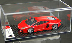 Handmade Model Car 1/43 Metallic Red Lamborghini Aventador LP700-4