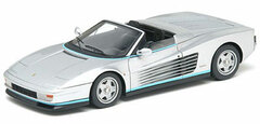 Handmade Model Car 1/43 Silver Ferrari Testarossa Spider Pininfarina