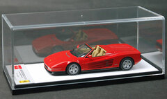 Handmade Model Car 1/43 Red Ferrari Testarossa Spider Pininfarina