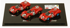 Handmade Model Car 1/43 Ferrari 330P4&412P Daytona 1967 1-2-3 Finish